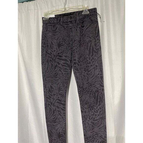 Joe's The Icon Mid-Rise Waist Skinny Ankle Animal Print Jeans Size 27 Bohemian - Picture 2 of 4